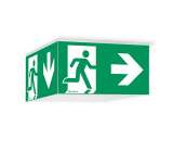 Exit sign cube W25
